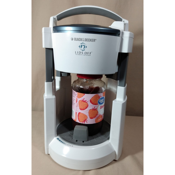 Black & Decker Lids Off Automatic Electric Jar Opener Model JW200.
